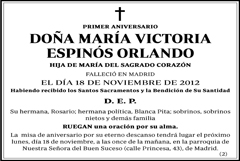 María Victoria Espinós Orlando